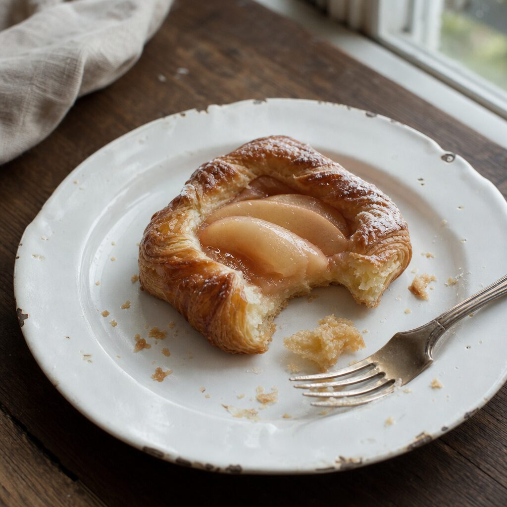 Peach danish